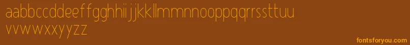 More about Atype1Light Font Atype1Light Font – Orange Fonts on Brown Background