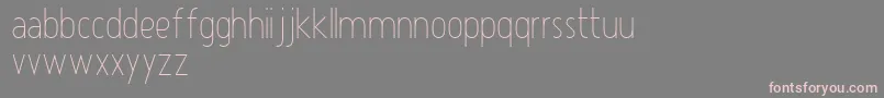 Atype1Light Font – Pink Fonts on Gray Background