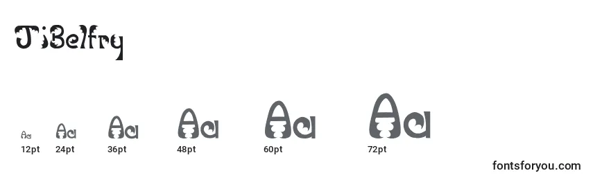 JiBelfry Font Sizes