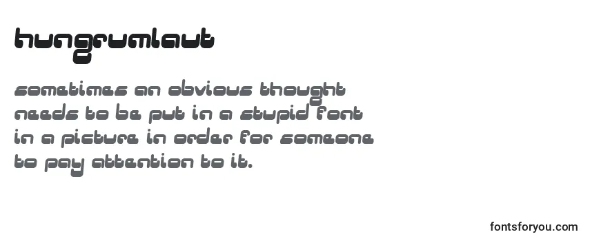 Review of the Hungrumlaut Font