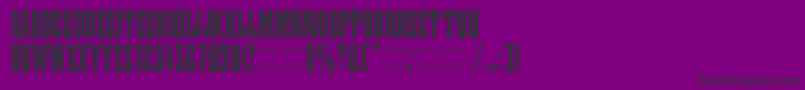 CantinaSsi Font – Black Fonts on Purple Background