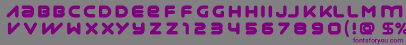 SynthaUltra Font – Purple Fonts on Gray Background