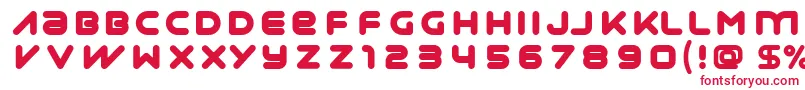 フォントSynthaUltra – 赤い文字