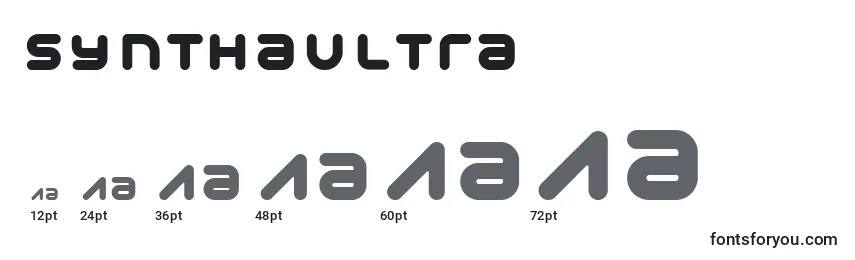 Размеры шрифта SynthaUltra