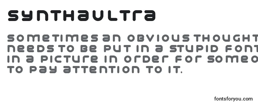 Шрифт SynthaUltra