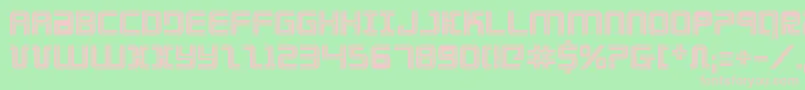 ElectionDayBold Font – Pink Fonts on Green Background