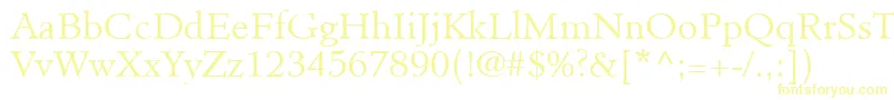 MinisterLtLight Font – Yellow Fonts