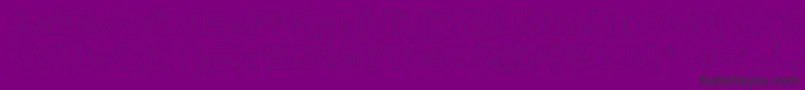 Czcionka LgfbesitosroundLight – czarne czcionki na fioletowym tle