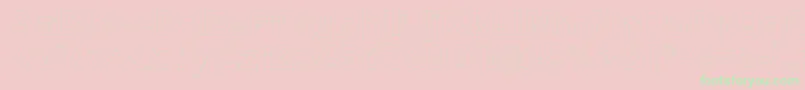 LgfbesitosroundLight Font – Green Fonts on Pink Background