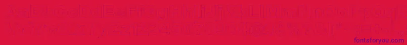 LgfbesitosroundLight Font – Purple Fonts on Red Background