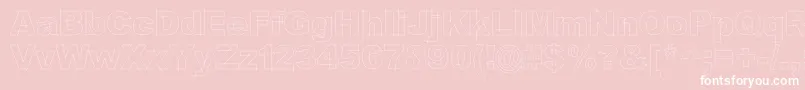 LgfbesitosroundLight Font – White Fonts on Pink Background