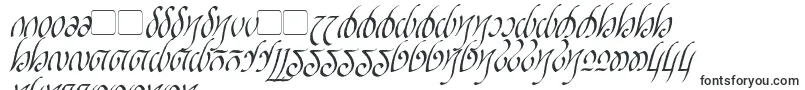 RellanicItalic-fontti – nyandžan fontit