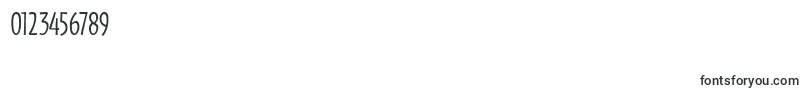 PfmanifestoLight Font – Fonts for Numbers and Digits