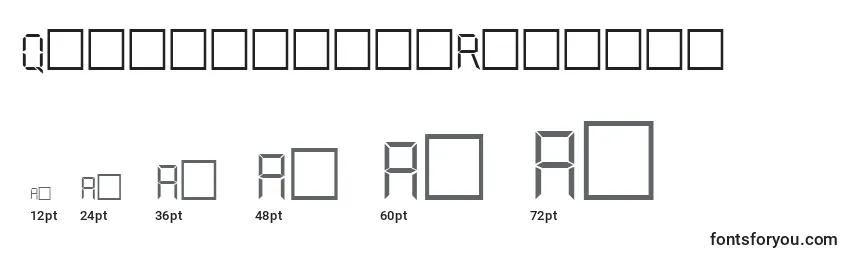 QuiverlightRegular Font Sizes