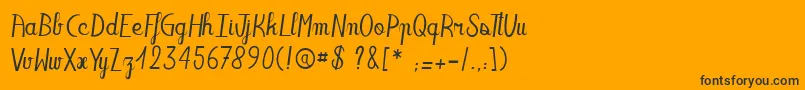 More about Oaklandsista Font Oaklandsista Font – Black Fonts on Orange Background