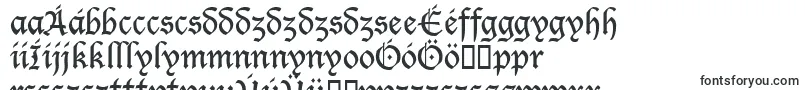LucidaBlackletter-fontti – unkarilaiset fontit