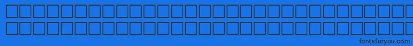 Alawi328 Font – Black Fonts on Blue Background