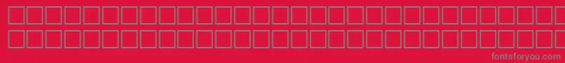 Alawi328 Font – Gray Fonts on Red Background