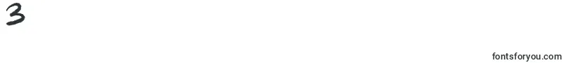 QuinquennialHk Font – Fonts for Digit 3