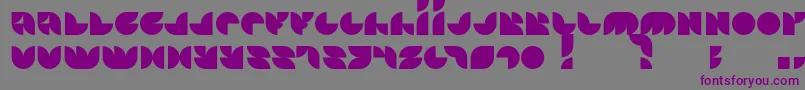 Otscookie Font – Purple Fonts on Gray Background