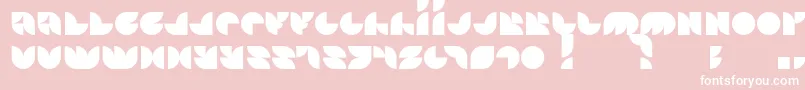 Otscookie Font – White Fonts on Pink Background