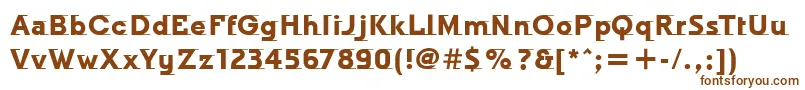 Шрифт OdysseeItcBold – коричневые шрифты