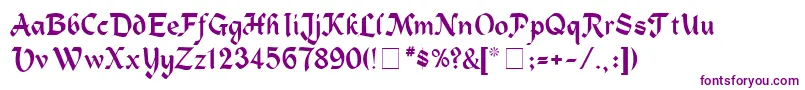 AlpineMedium Font – Purple Fonts