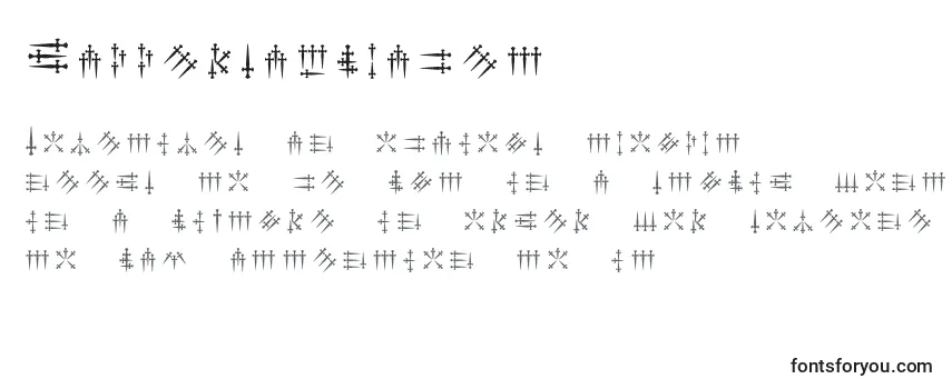 Daggersalphabet Font