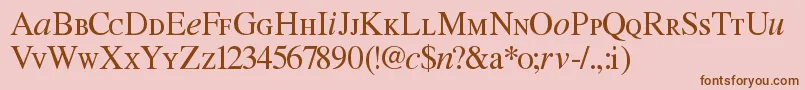 Подробнее о шрифте Willg Шрифт Willg – коричневые шрифты на розовом фоне