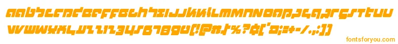 Шрифт Boomstickcondital – оранжевые шрифты