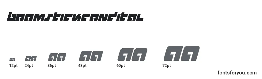 Boomstickcondital Font Sizes
