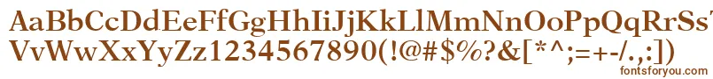 NewAsterLtSemiBold Font – Brown Fonts
