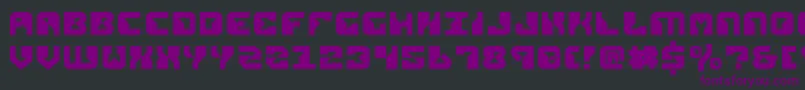 Шрифт Repv2 – фиолетовые шрифты на чёрном фоне