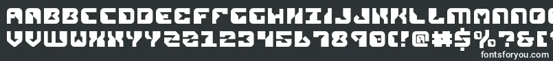 Шрифт Repv2 – белые шрифты на чёрном фоне