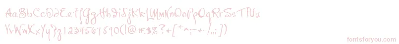 P22HopperJosephine Font – Pink Fonts on White Background