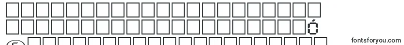DigifacewideRegular-Schriftart – turkmenische Schriften