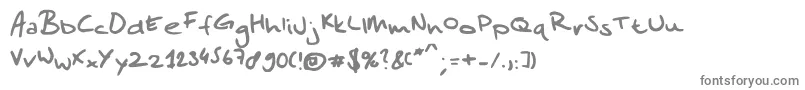 Sandersscribble Font – Gray Fonts