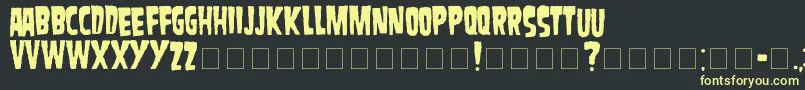 fuente Danzig – Fuentes Amarillas Sobre Fondo Negro