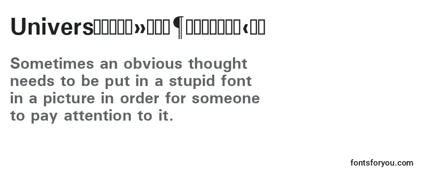 Review of the UniversРџРѕР»СѓР¶РёСЂРЅС‹Р№ Font