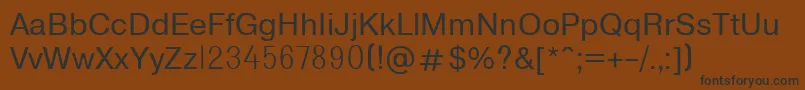T1131 Font – Black Fonts on Brown Background