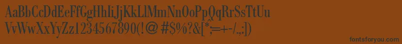Saiba mais sobre a fonte BodocondbNormal Fonte BodocondbNormal – fontes pretas em um fundo marrom