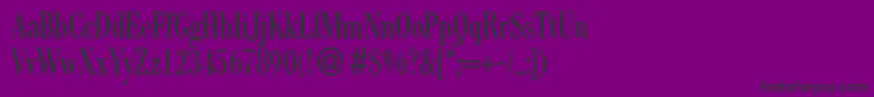 フォントBodocondbNormal – 紫の背景に黒い文字