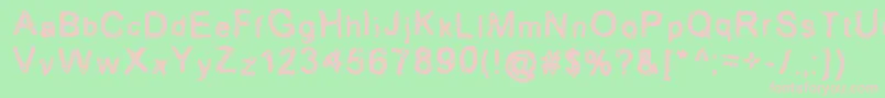 Erozion Font – Pink Fonts on Green Background