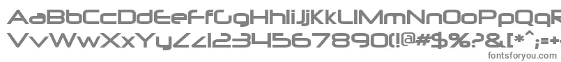 Neuropolitical-fontti – harmaat kirjasimet valkoisella taustalla