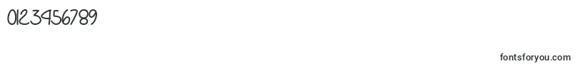 フォントIHeartYouAlwaysOtf – 数字と数値のためのフォント
