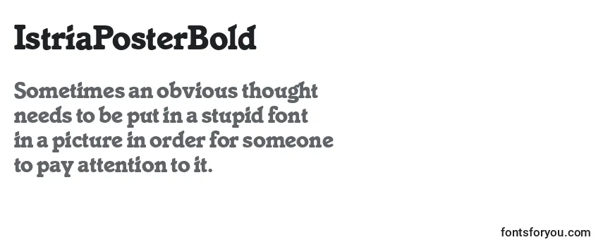 IstriaPosterBold Font
