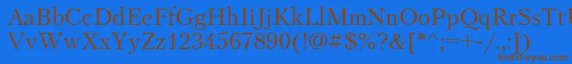 Lisätietoja PetersburgCyrillic-fontista PetersburgCyrillic-fontti – ruskeat fontit sinisellä taustalla
