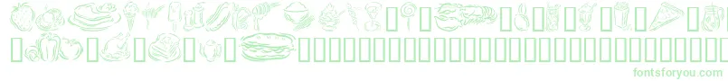 GeStylizedFoods Font – Green Fonts