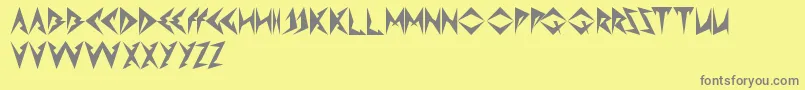 More about ShinobiNinja Font ShinobiNinja Font – Gray Fonts on Yellow Background