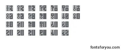 Обзор шрифта Dominoes